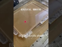 PMMA doorzichtige, tekstureuze, heldere acrylplaat 6 mm steengroot