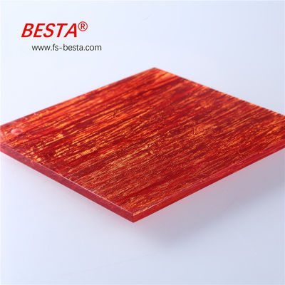 Cell Cast Wood Grain Acrylplaat Waterdicht Acrylplaat 5-40mm