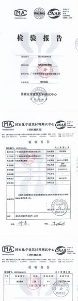 China BESTA ACRYLIC CO., LTD. certificaten